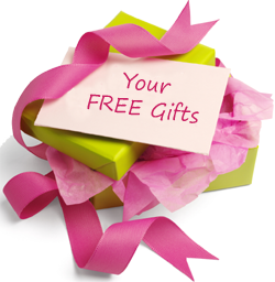 Get up to 5 free gifts with your order Get up to 5 free gifts with your order