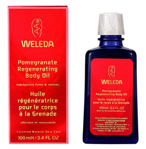 weleda pomegranate body oil