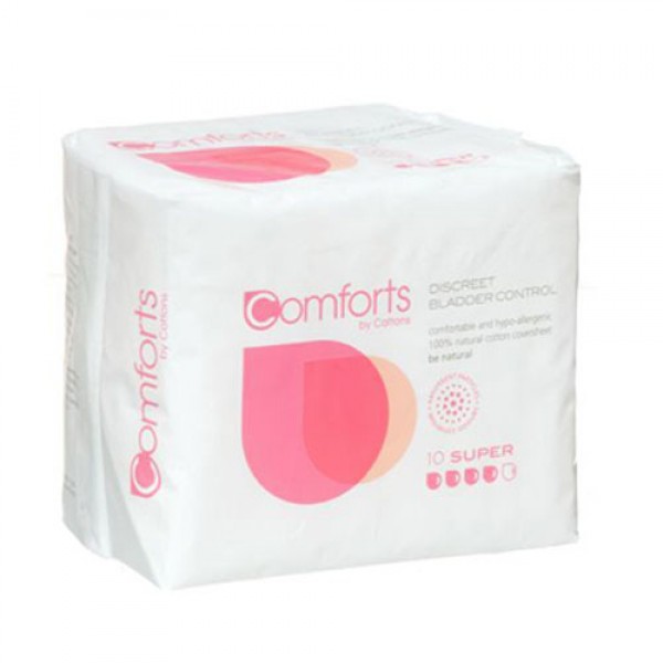 Comforts Super Pads for bladder weakness