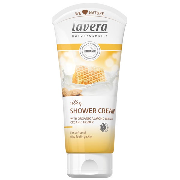 Lavera Silk Shower Cream with Honey & Almond Milk 