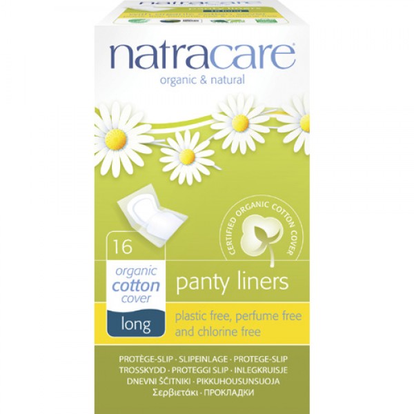 Natracare Wrapped Panty Liners - Long