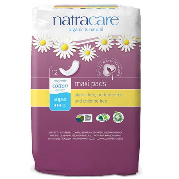 Natracare Natural Maxi Pads - Super