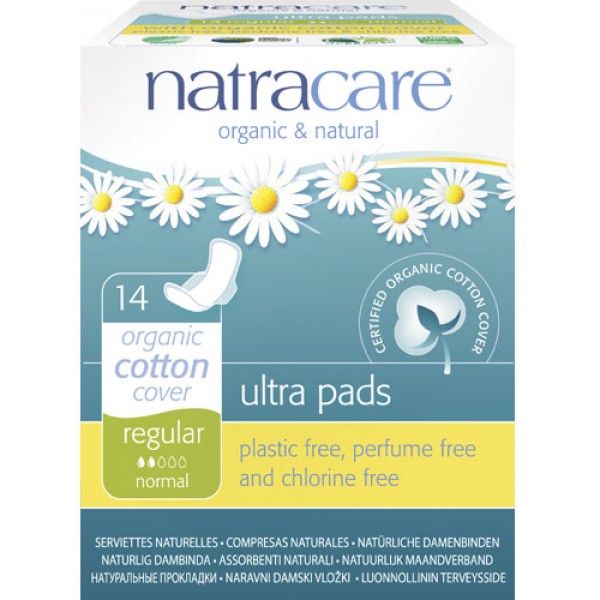 Natracare Ultra Pads Regular with Wings