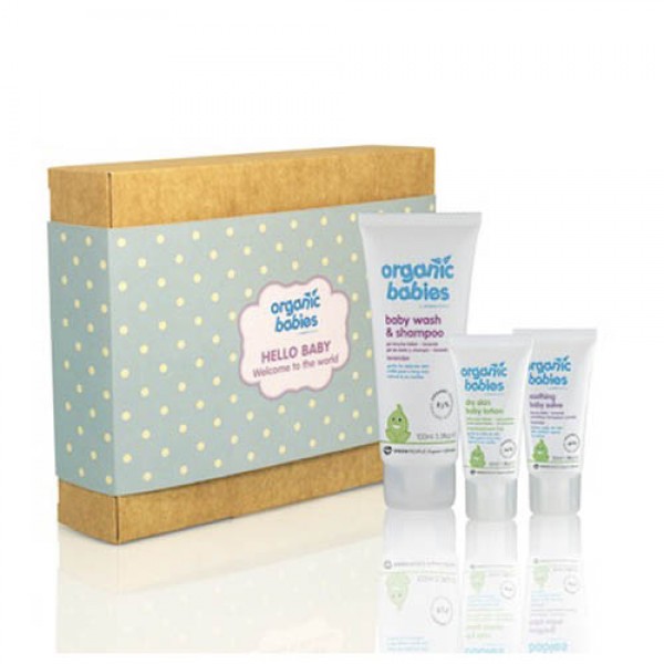 Organic Babies Hello Baby Boy Gift Set