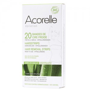 Acorelle Underarm and Bikini Waxing Strips