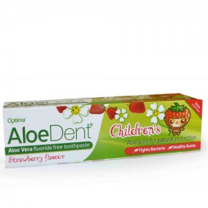 Aloe Dent Children's Strawberry Toothpaste