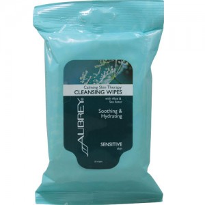 Aubrey Organics Calming Skin Therapy Wipes 