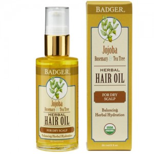 Badger Jojoba Hair Oil (For Dry Scalp)