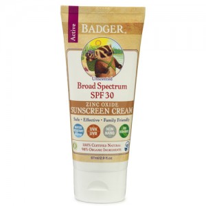 Badger Sunscreen SPF30 Unscented 