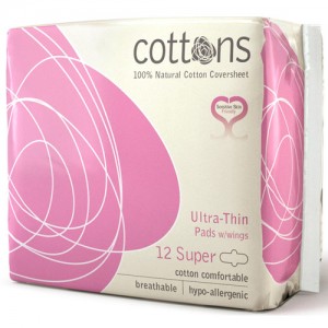 Cottons Super Ultra Thin Pads with Wings