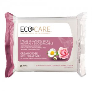 Eco Care Facial Wipes Rose + Chamomile