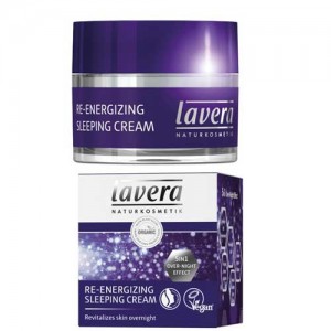 Lavera Re-Energising Sleeping Cream - revitalises skin overnight