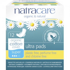 Natracare Ultra Pads Super with Wings