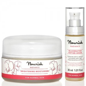 Nourish Radiance Brightening Moisturiser & Peptide Serum 