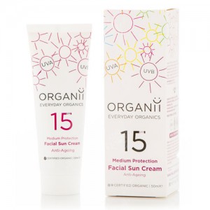 Organii SPF 15 Anti Ageing Facial Sun Cream