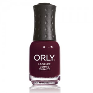 Orly Ruby Swatch - Dark Cherry Crème Gloss