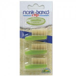 Natural Bristle Tooth Brush Heads Sensitive