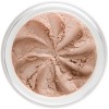 Pink-beige shimmer in a natural loose mineral powder formulation