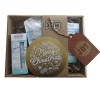 Lavera Q10 Skincare Set - wrapped as a Christmas Hamper