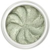 Shimmer Pale Green in a natural loose mineral powder formulation.