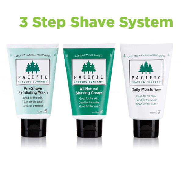 Pacific Shaving 3 Step Shave System
