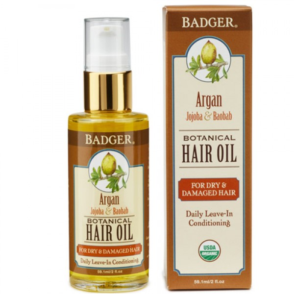 Badger Argan Hair OIl for Dry & Damaged Hair