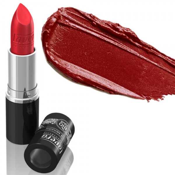 Lavera Lipstick 24 Red Secret - Rich crème red with a hint of terracotta
