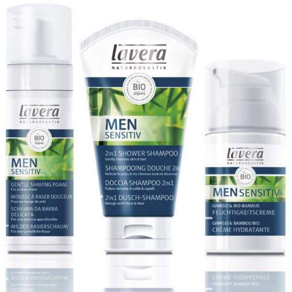 Lavera Men Selection Pack  - choose either deodorant or shaving foam to go with your shower shampoo and moisturiser