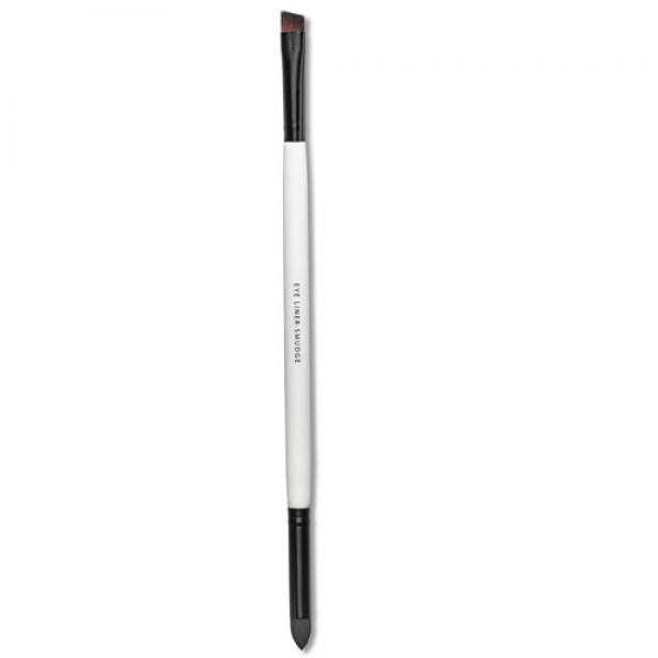 Multi-purpose brush offers the smudge end to soften and smudge eye liner to create a gorgeous smoky eye look. Shaped eye-liner end is the perfect size for precision lines along the eye.