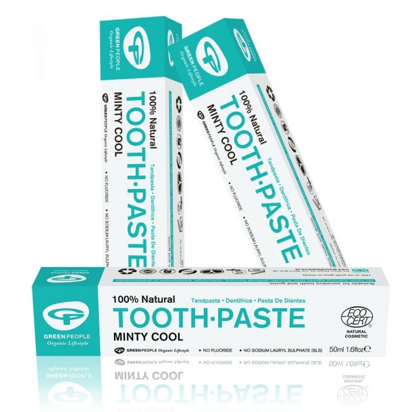 Buy 3 and save 5%: Green People Minty Cool Fluoride Free Toothpaste