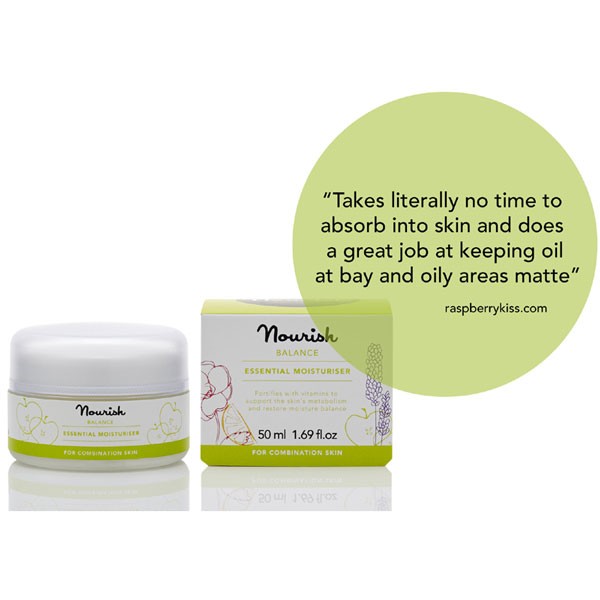 Nourish Balance Essential Moisturiser for combination skin