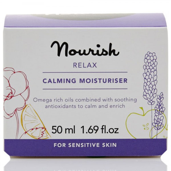 Nourish Relax Calming Moisturiser for sensitive skin
