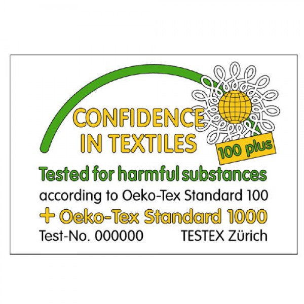 Skin Blossom silk mattress toppers are Oko-tex 100 certified to guarantee that they are free from harmful chemicals