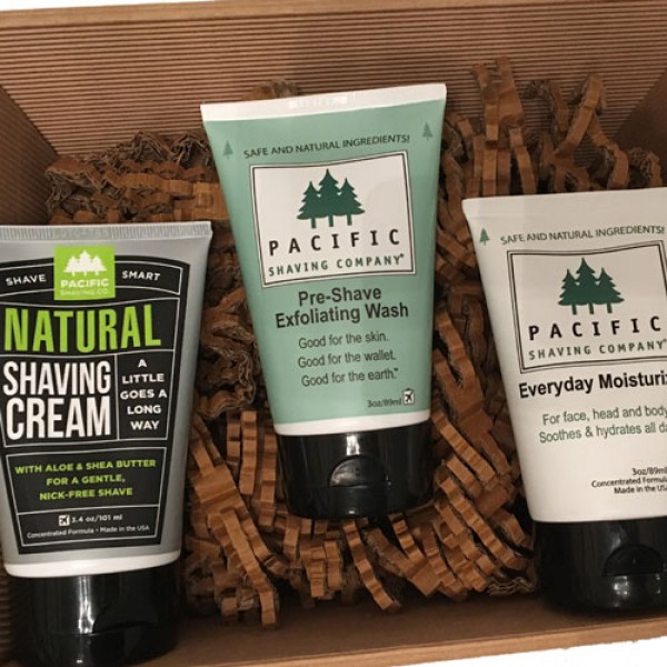 Pacific Shaving 3 Step Shave System - (+£5 wrapped as hamper)