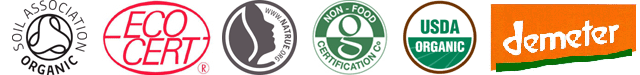 learn more about certified organic icons