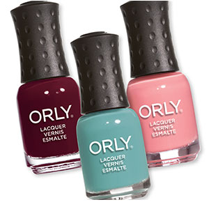 Brand new colours from Orly mini nail polish