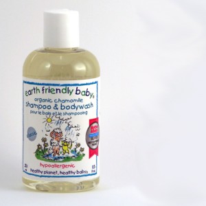 Earth Friendly Baby shampoo in camomile