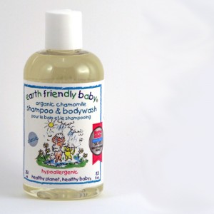 Earth Friendly Baby shampoo in camomile