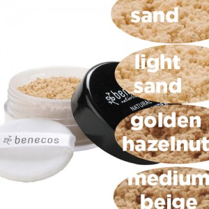 Benecos Natural Mineral Powder in 4 natural shades