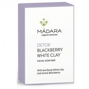 Madara Blackberry White Clay Clarifying Face Soap