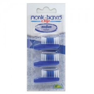 Nylon Bristle Tooth Brush Heads Medium  