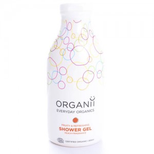 Organii SLS Free Organic Shower Gel with Peach Scent